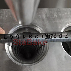 Spiral cone shaping machine