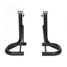 ユニットバイクパドックセンター調整可能なフットペグフットレストサポートスタンドバイク用