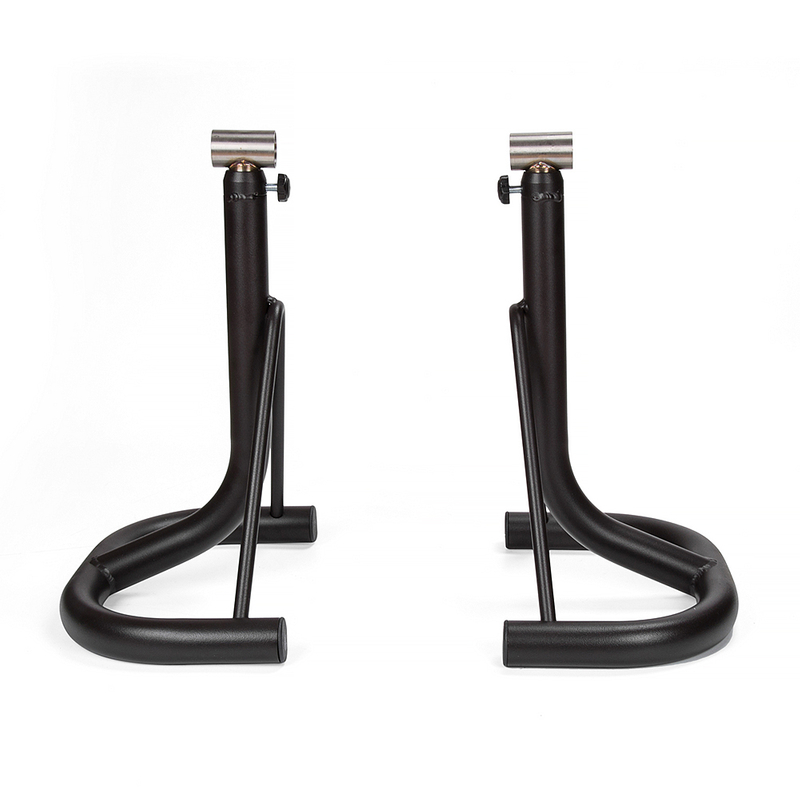 ユニットバイクパドックセンター調整可能なフットペグフットレストサポートスタンドバイク用