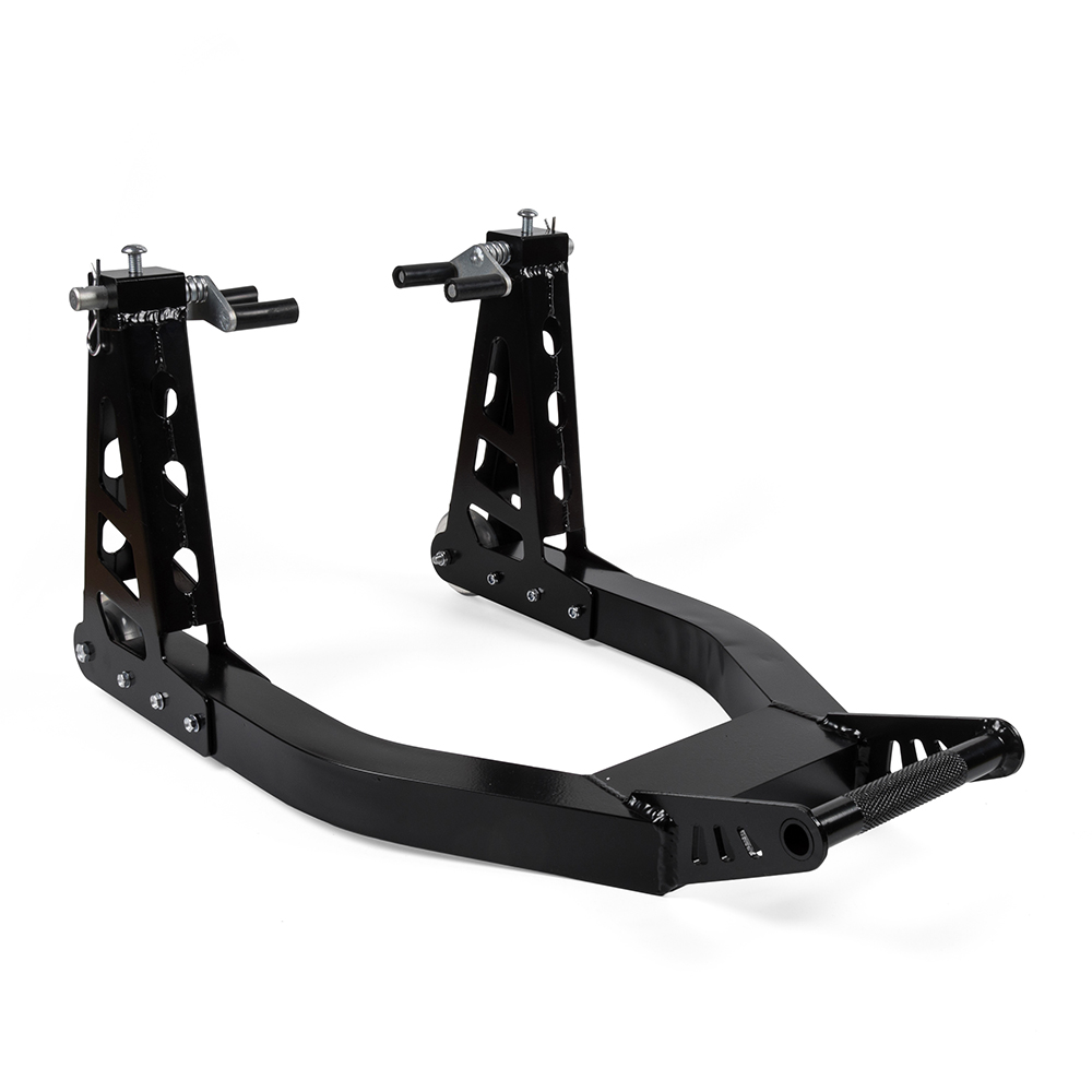 バイク用アルミバイクスタンド調整可能なフロントリアスプールパドックスイングArmLift