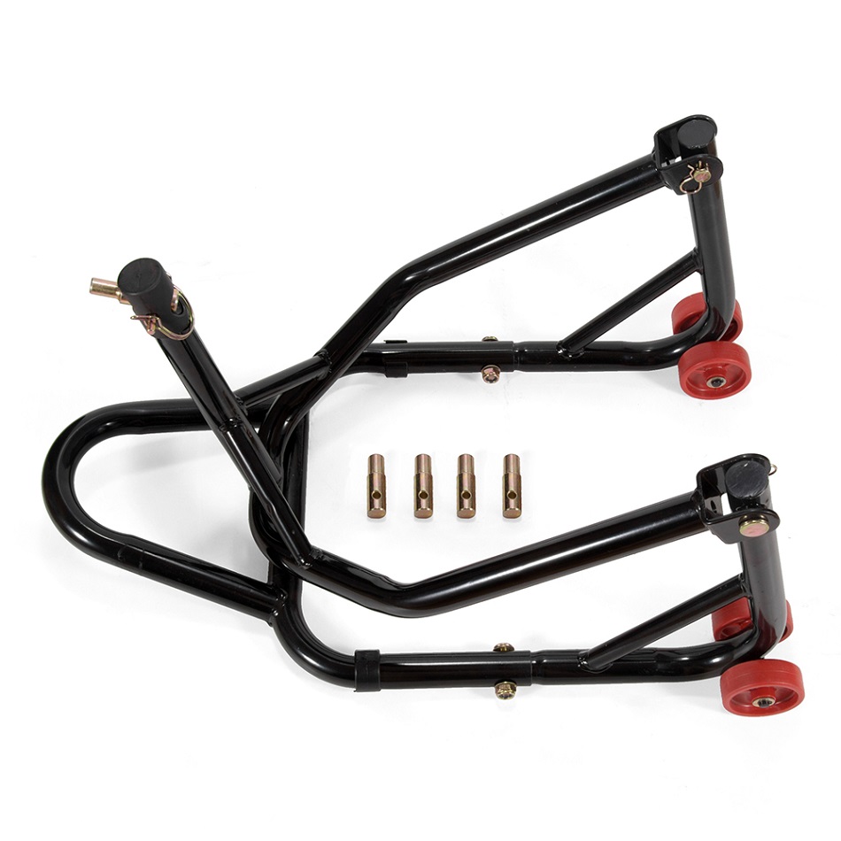 バイクのフロントパドックスイングアームトラックサイドユニバーサルヘッドリフトスタンド