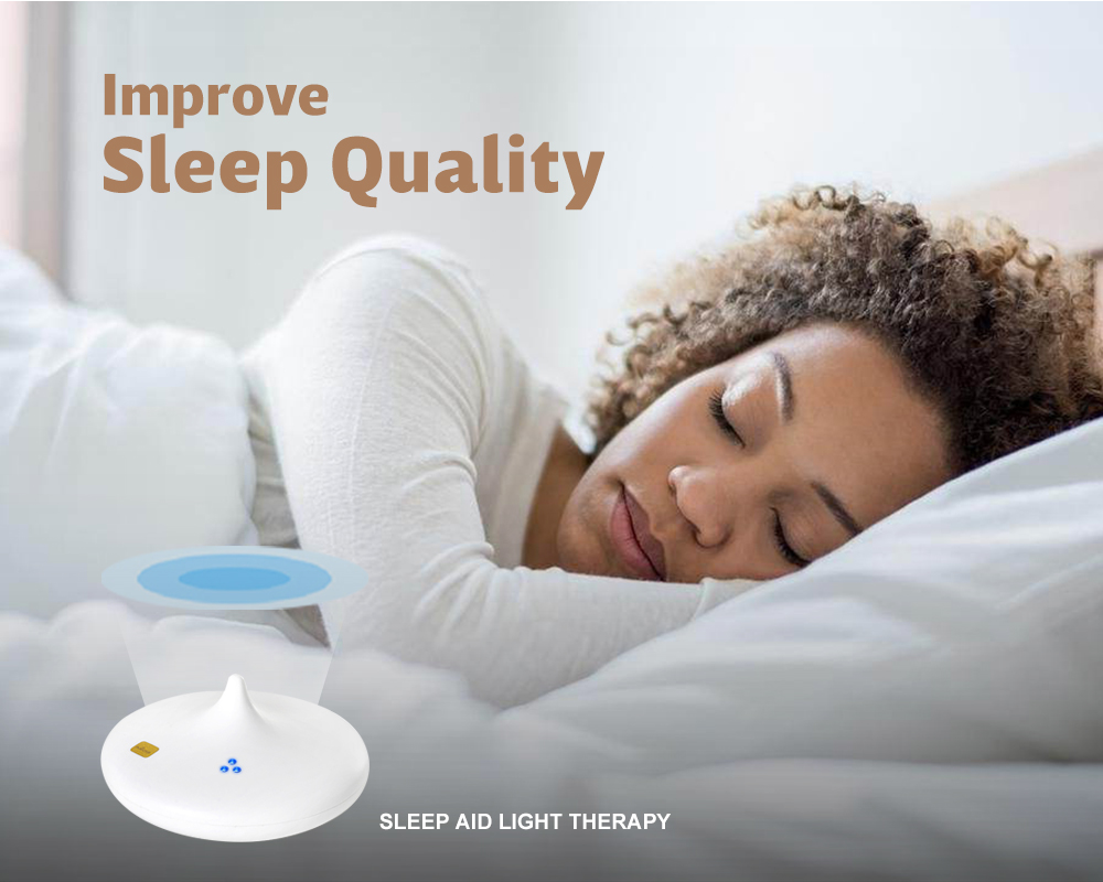 TOSLEEP Smart Portable Sleep Aid Blue Light Therapy Sleep Device For Insomnia - Improve Sleep Quality Device 