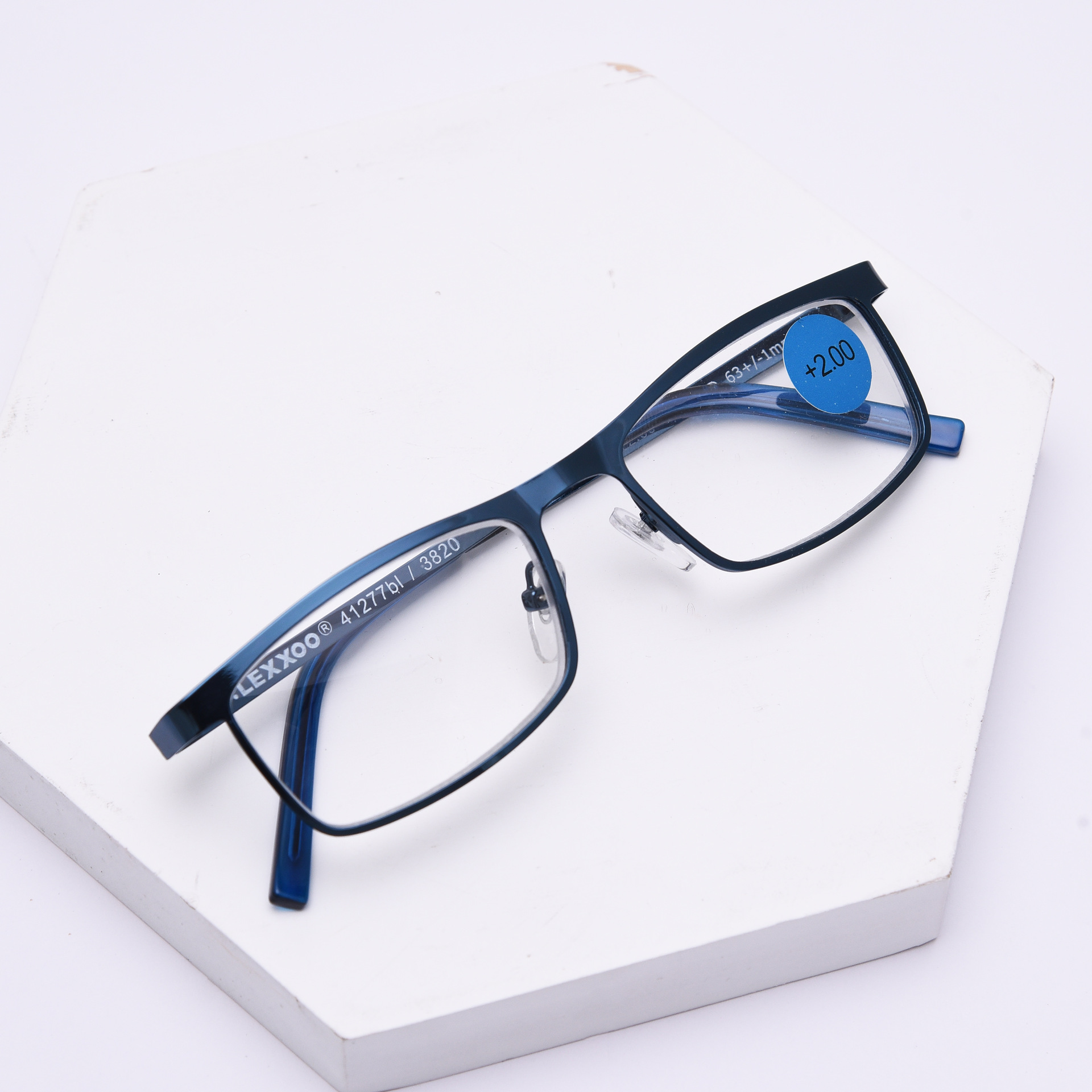 Rectangle Metal reading glasses