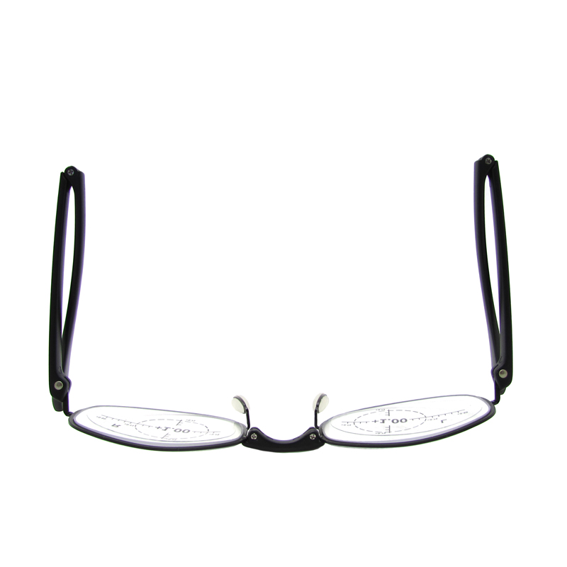2020 new developed foldable reading glasses with 360° ring focal for women