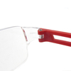 PC rimless reading glasses one piece readers rectangle ultra-transparent lens eyewear frame