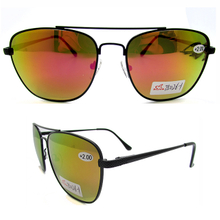 Metal bifocal readers sunglasses