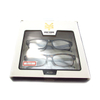 Fashion display box with clear pvc windowfor reading glasses package