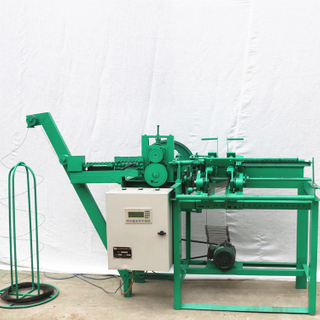 New style design electro galvanized and black annealed wire double loop tie wire machine/wire ring machine