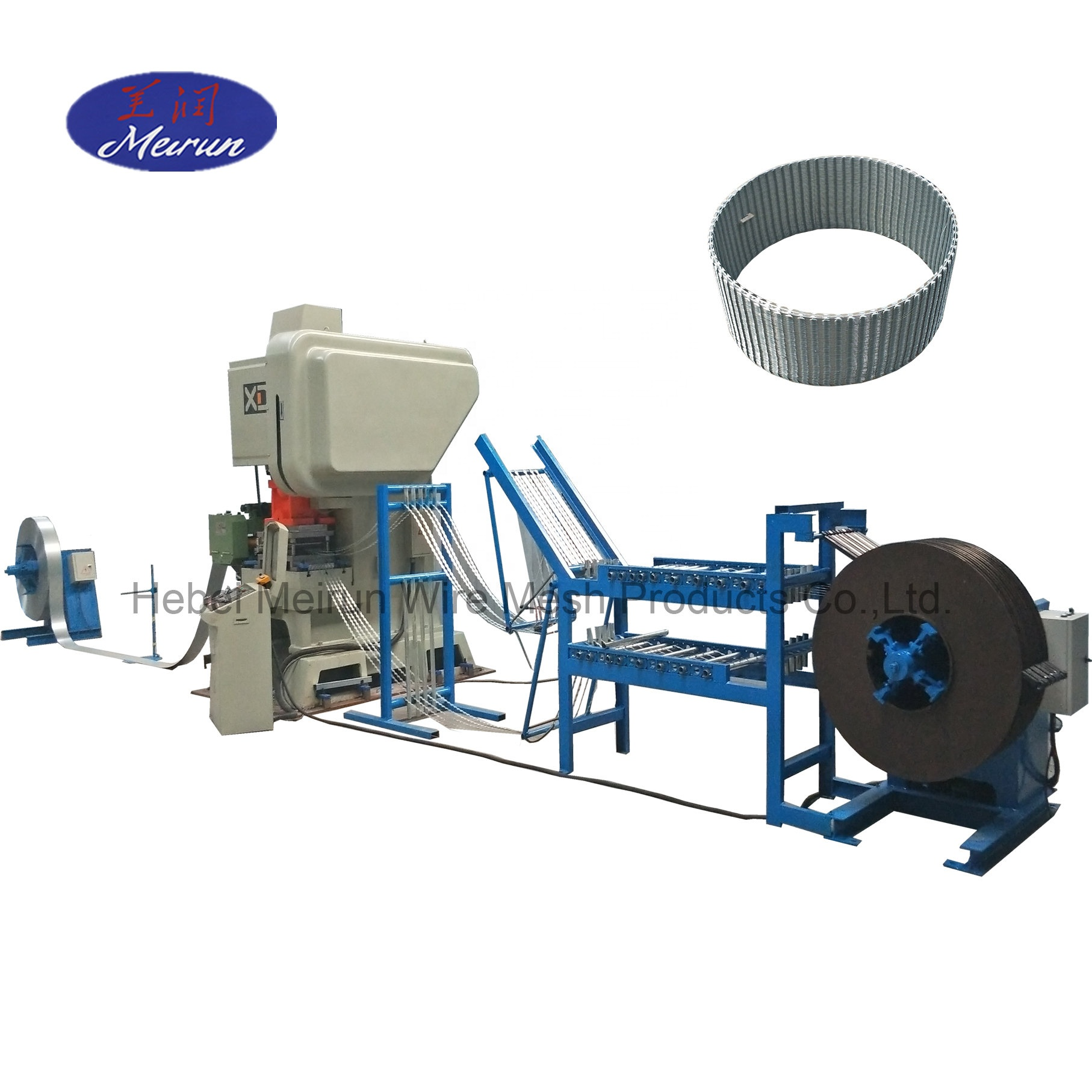Hight Security Razor Wire Fencing Making Machine 