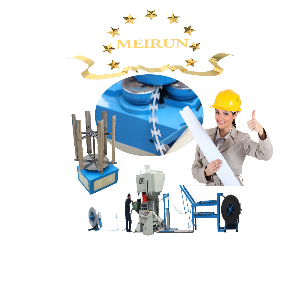 NEW GENERATION HIGH SPEED RAZ0R WIRE MAKING MACHINE CONCERTINA WIRE MACHINE