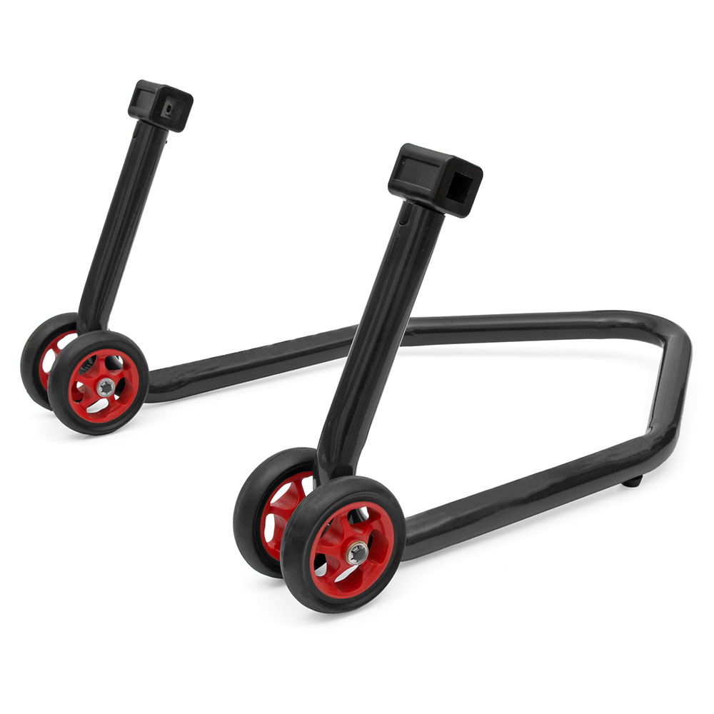 ユニバーサルバイクスタンドバイクリアホイール用ブラックリアスプールパドックスイングアームリフト