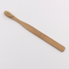 Straight Shape Flat Handle Bamboo Toothbrush