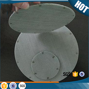 Stainless steel 316 filter disc mesh