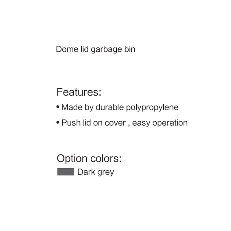 قبة غطاء صندوق القمامة