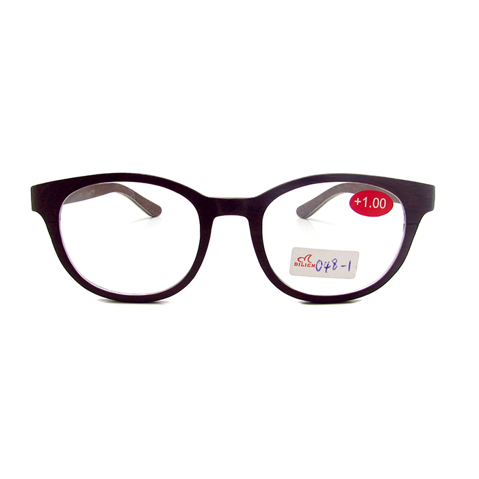 Wooden reading glasses