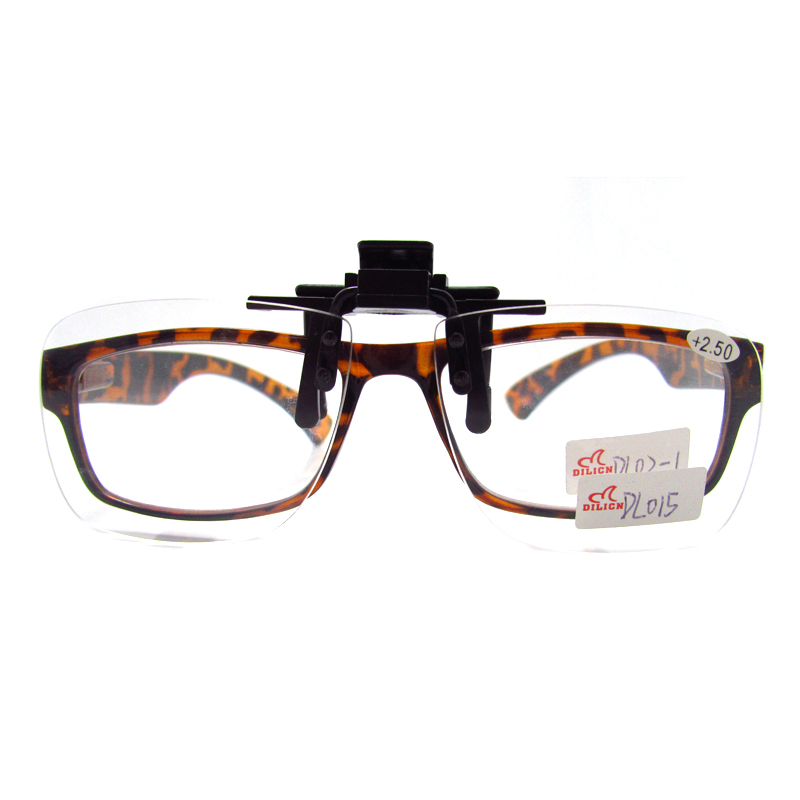 Clip ons reading glasses flip up clip