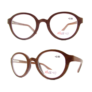 Wooden reading glasses