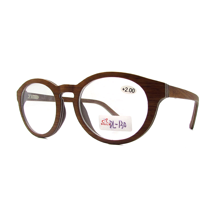 Wooden reading glasses