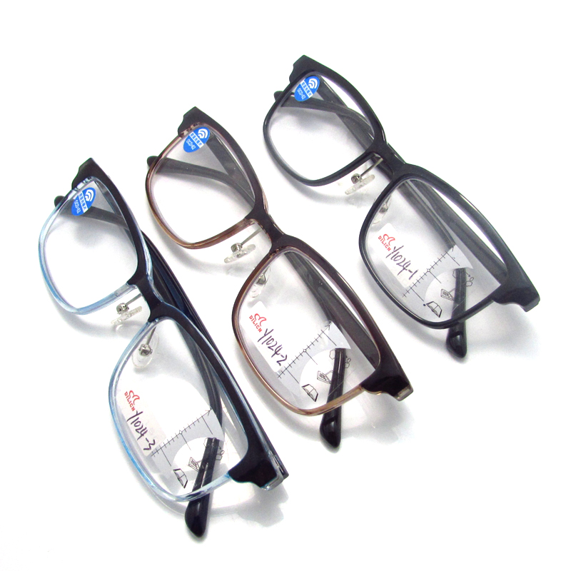 Progressive multifocus TR90 reading glasses with anti blue light