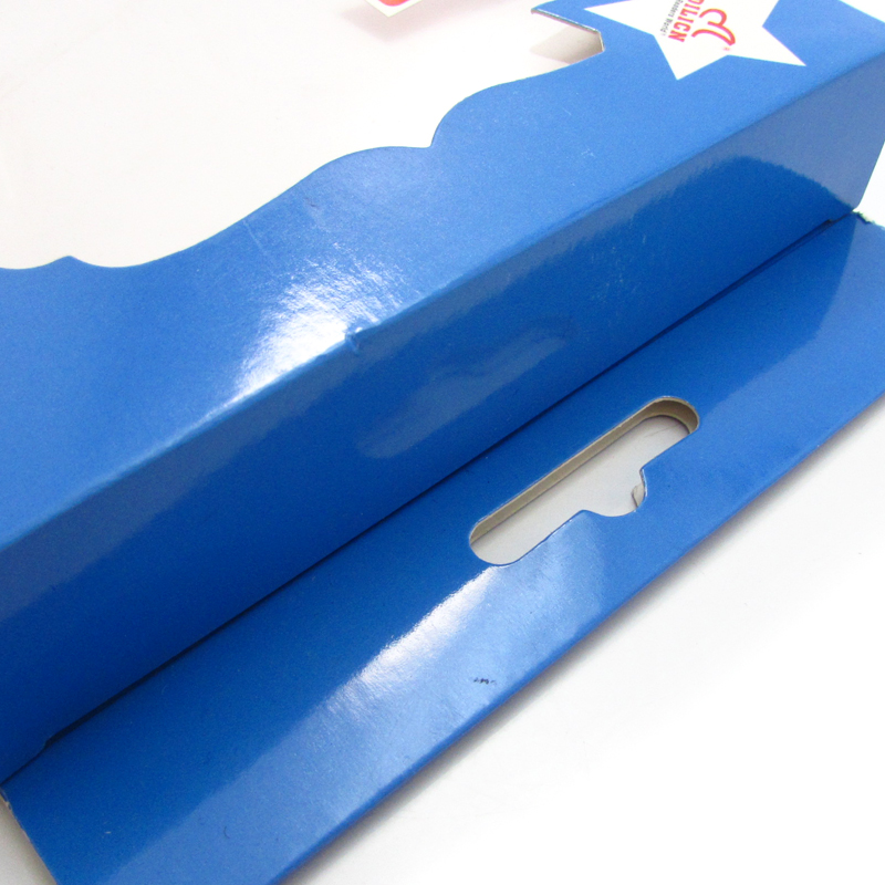 Paper box package with clear pvc window display package box