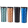 500ml Business Stainless Steel Cup with Lid Double Wall Vacuum Diamond Insulated Water Bottle 