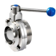 Sanitary Butterfly Valve with Welded/Male End