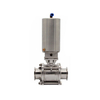 Pneumatic Air Actuated Ball Valve With Switch Box Positioner