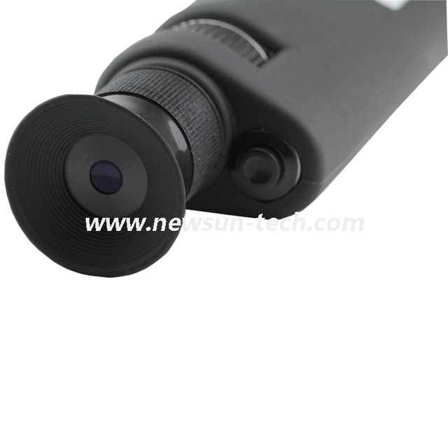 NS-HHM04 400X Handheld Fiber Optic Inspection Microscope with 2.5mm & 1.25mm Adapters for LC/SC/ST/FC Connectors