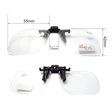 Clip ons reading glasses flip up clip