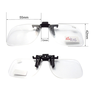 Clip ons reading glasses flip up clip