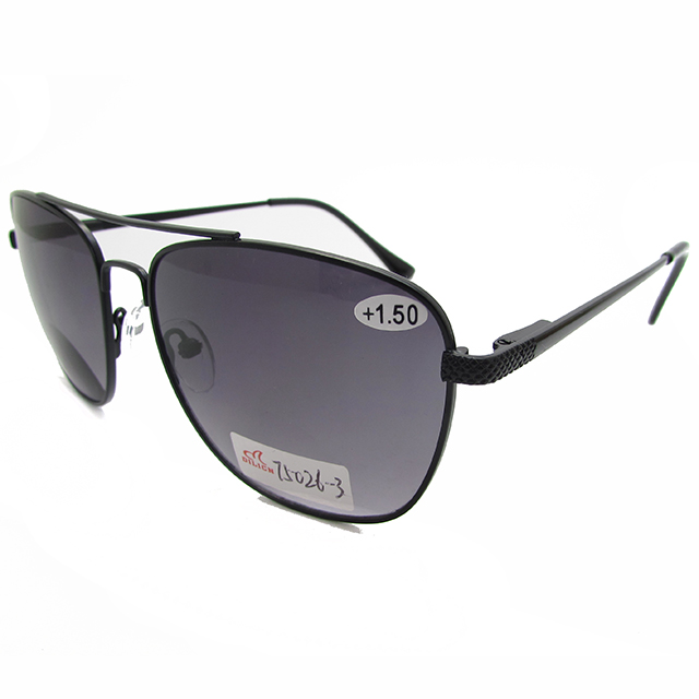 Metal bifocal readers sunglasses