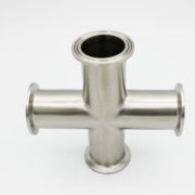 Sanitary Stainless Steel Long-Type Clamped Cross