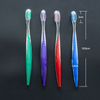 Transparent PS Handle Toothbrush with color infused inside