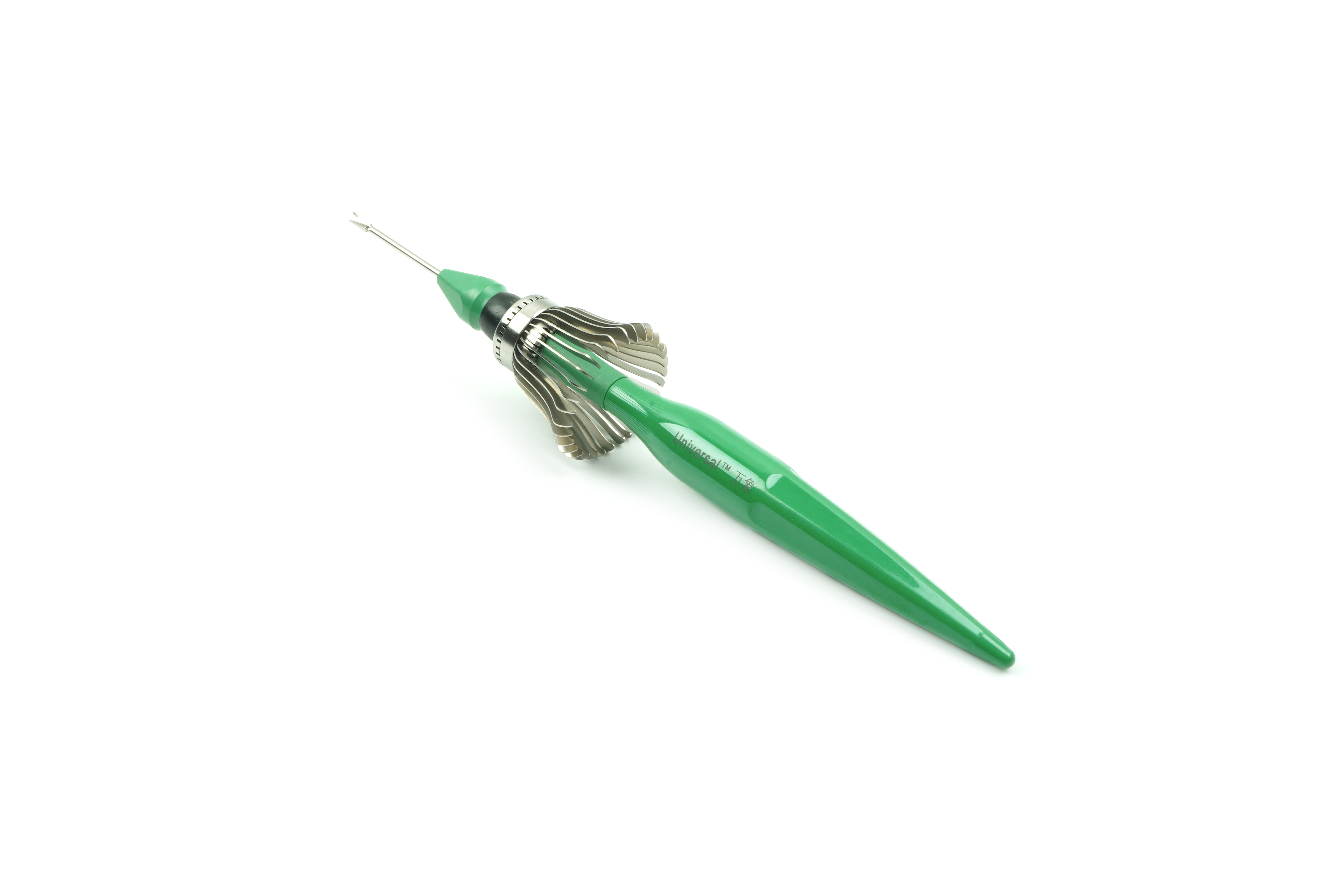 UN-4100（18G）晶体弯剪，针管工作长度18mm，非无菌提供，可高温消杀。