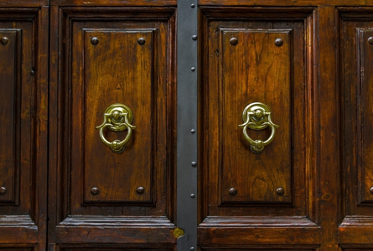 63-2-metal door knocker