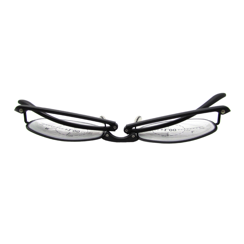2020 new developed foldable reading glasses with 360° ring focal for women