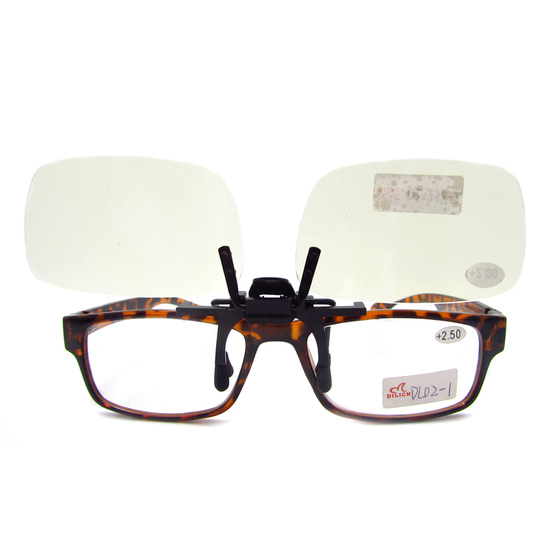 Clip ons readers with anti blue light