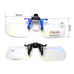 Clip ons readers with anti blue light