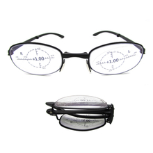 2020 new developed foldable reading glasses with 360° ring focal for women