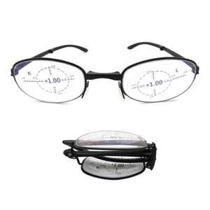 2020 new developed foldable reading glasses with 360° ring focal for women
