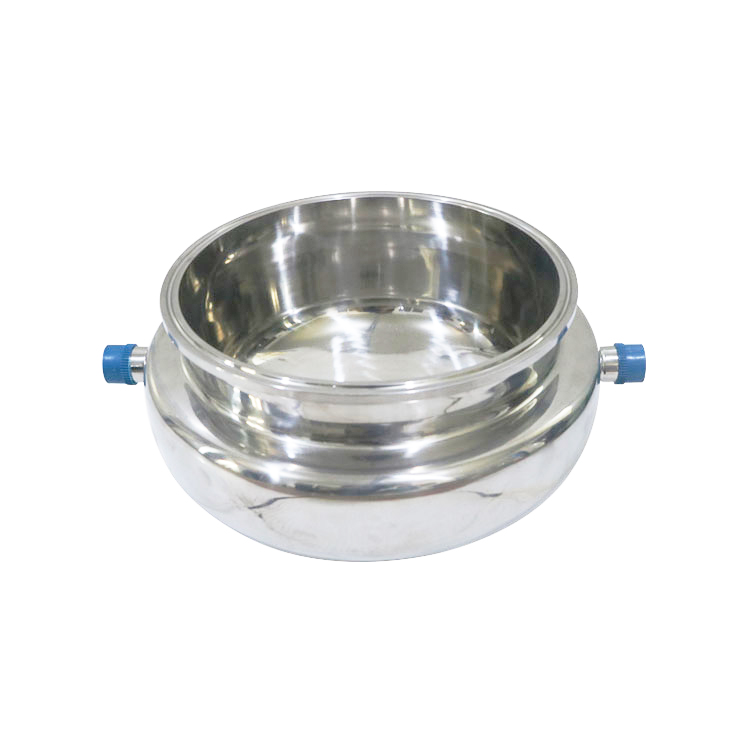 SS304 Tri-Clamp Jacketed Splatter Platter