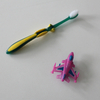 Kids Toothbrush With Toy sets with mantis handle and soft bristles