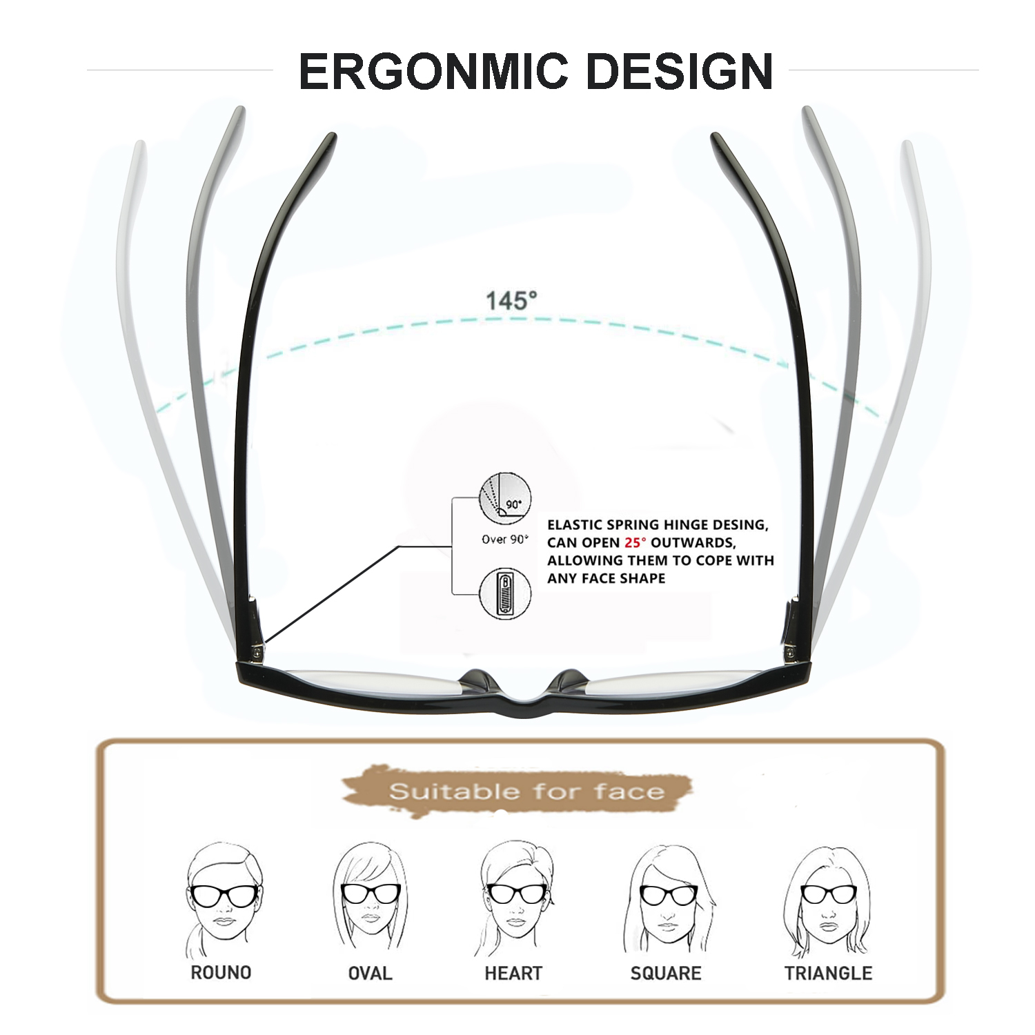 reading glasses black 5