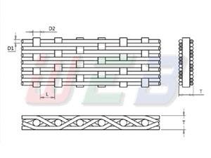 Stain Steel Twill Woven Wire Mesh 