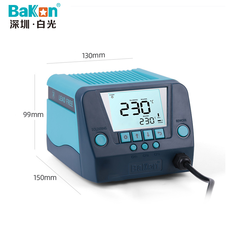 Bk880 hot air gun welding station 550W high frequency electric iron constant temperature digital display eddy current fan