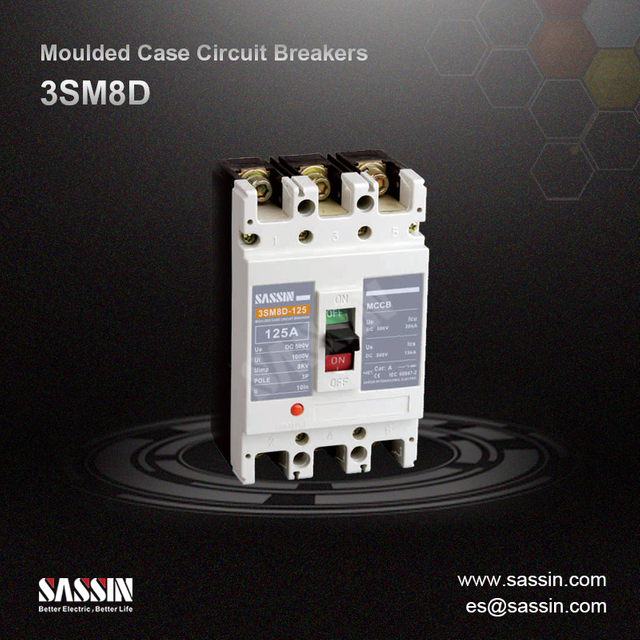 3SM8D, MCCB para aplicaciones de CC