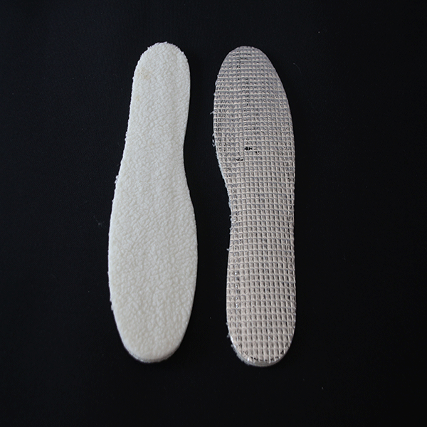 Custom Warm Wool Insole Aluminum Foil Insole for Winter