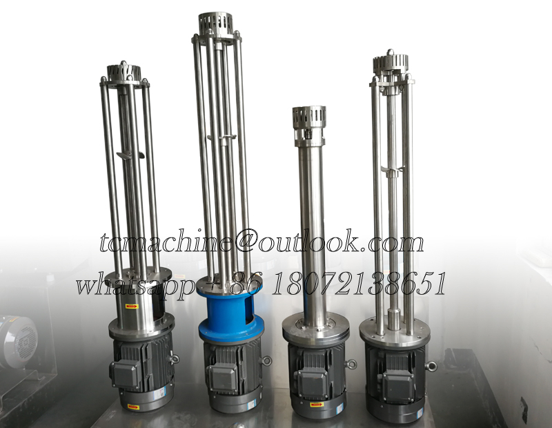 High Shear Homogenizer with Sloted Fine Mesh Claw Emulsifying Head