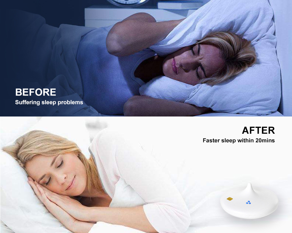 ToSleep Smart Portable Sleep Aid Blue Light Therapy Sleep Device For