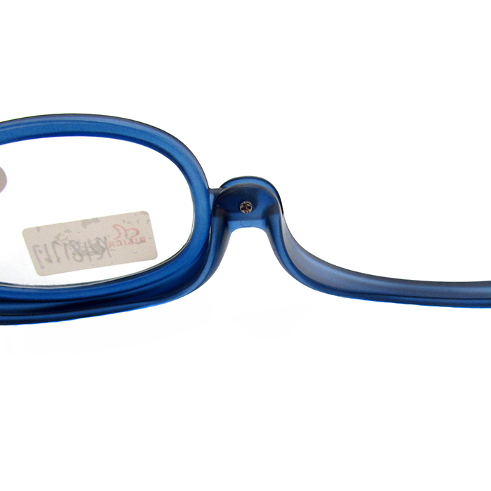 Single-lens reading glasses that rotate left and right